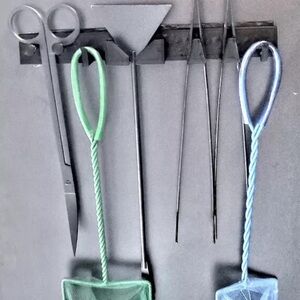 Wall mount Aquarium Maintenance Tool Set Holder